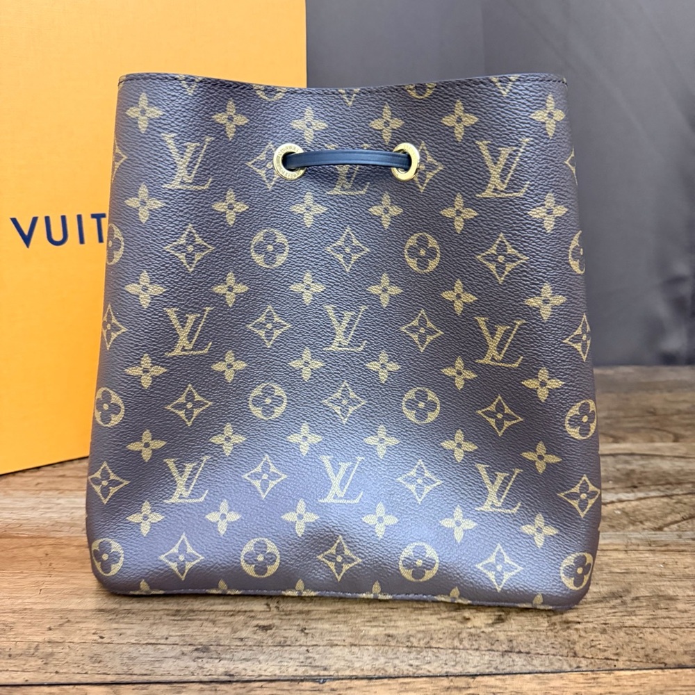Louis Vuitton Monogram Canvas Brown NéoNoé MNG Noir Bag - Picture 6 of 7